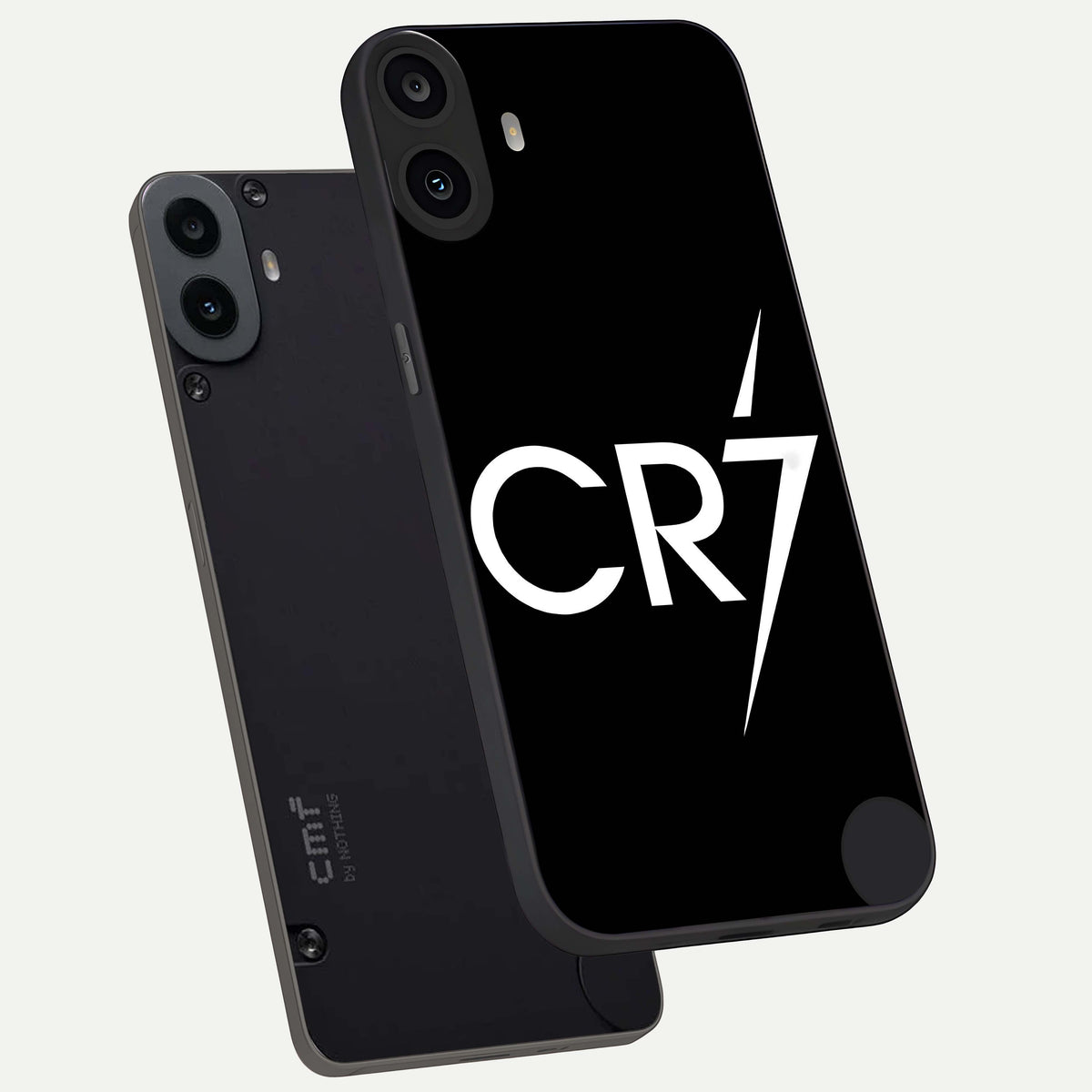  CR7 Elite Strike phone case For CMF Phone 1 showing premium glass back cover with detailed artwork