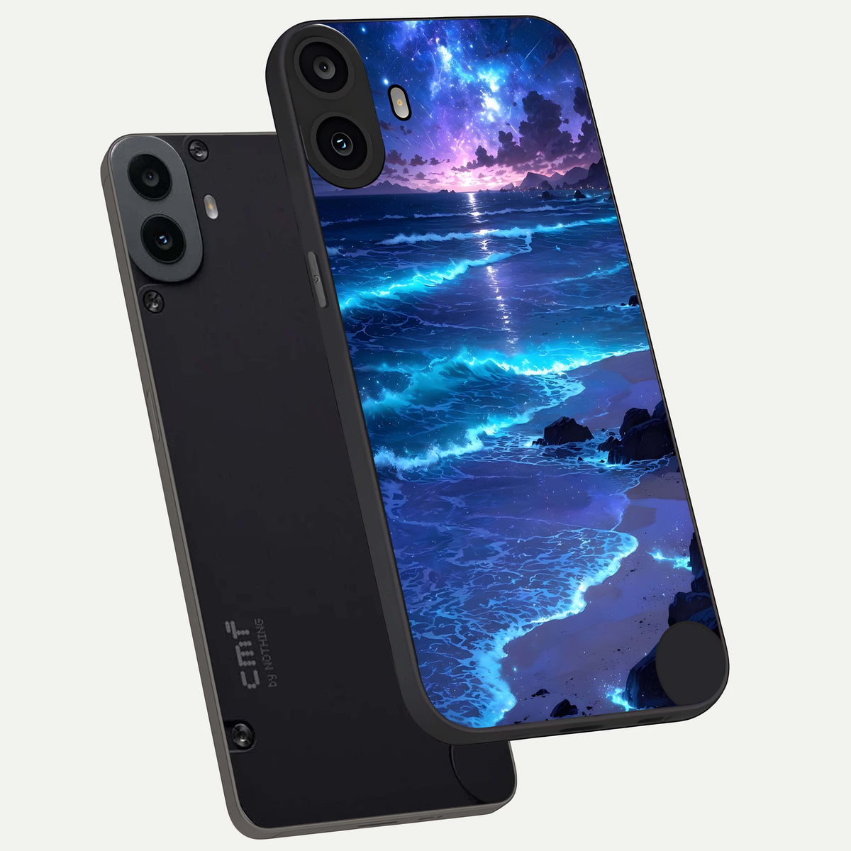  Classic Damn Look phone case For CMF Phone 1 showing premium glass back cover with detailed artwork