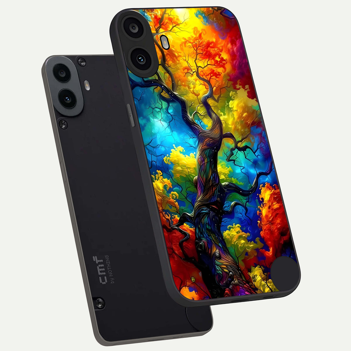  Colorful Soda Bottles phone case For CMF Phone 1 showing premium glass back cover with detailed artwork