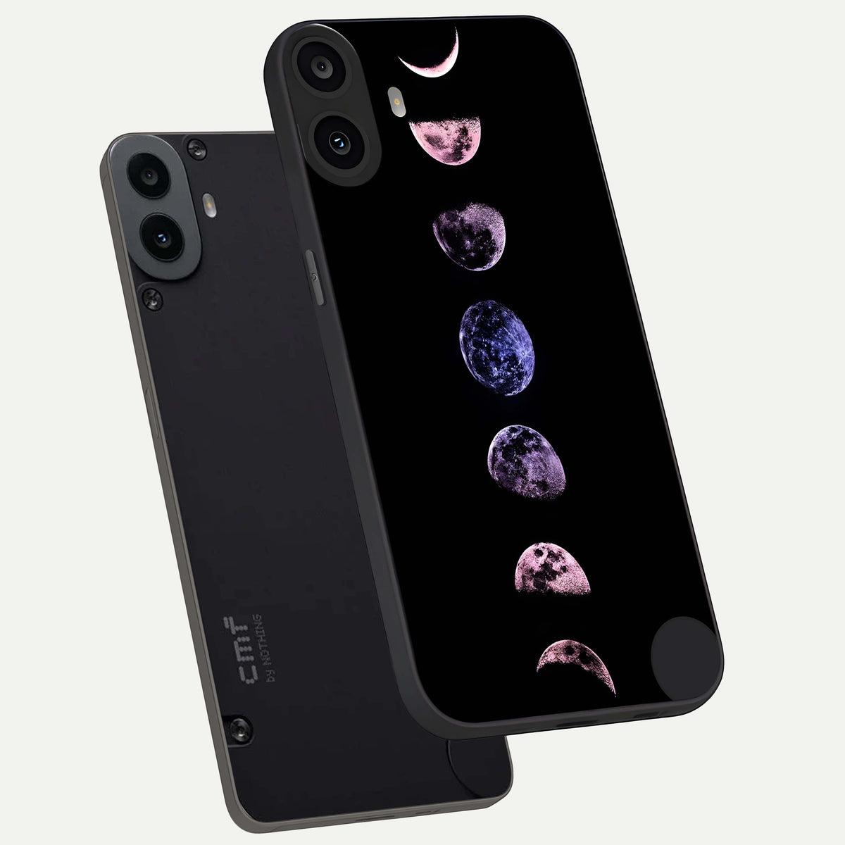  Crimson All Planets phone case For CMF Phone 1 showing premium glass back cover with detailed artwork