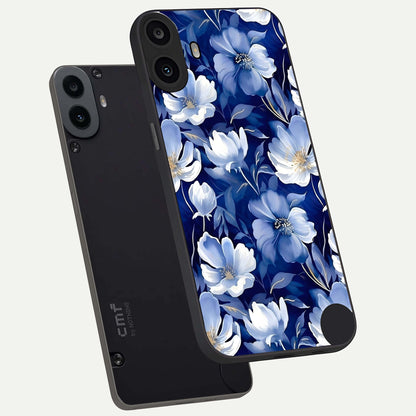  Cute Floral Patterns phone case For CMF Phone 1 showing premium glass back cover with detailed artwork