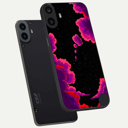  Galaxy Dream Frame phone case For CMF Phone 1 showing premium glass back cover with detailed artwork