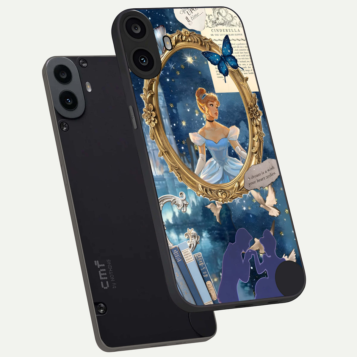  Midnight Queen phone case For CMF Phone 1 showing premium glass back cover with detailed artwork