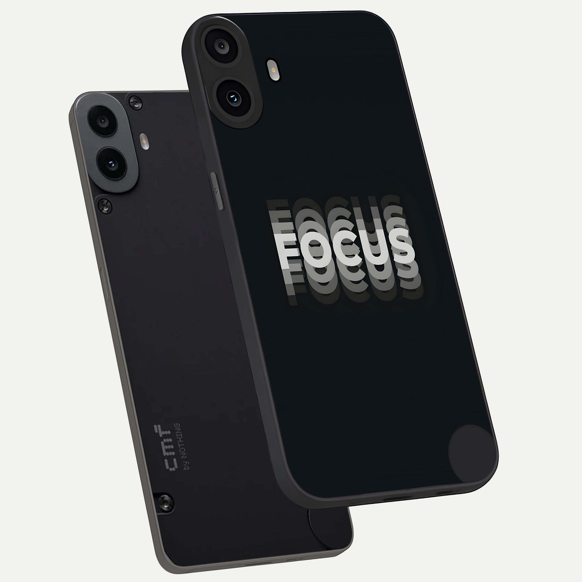  Mono Focus Vision phone case For CMF Phone 1 showing premium glass back cover with detailed artwork