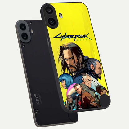  Neon Rebel Genesis phone case For CMF Phone 1 showing premium glass back cover with detailed artwork