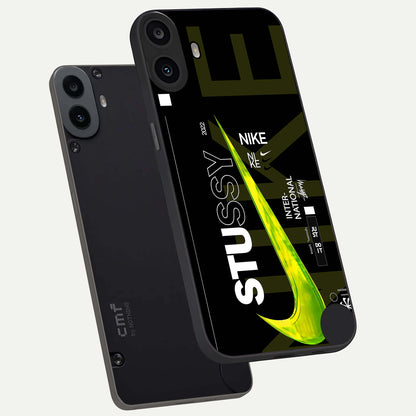  Neon Street Edition phone case For CMF Phone 1 showing premium glass back cover with detailed artwork