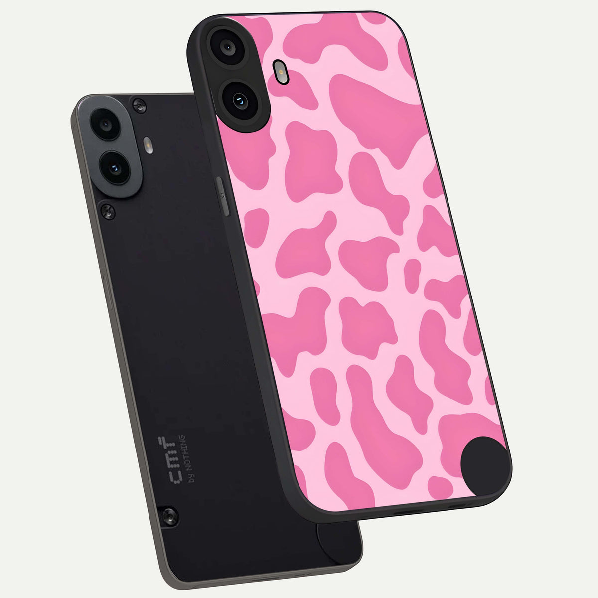  Pinkish Scenery phone case For CMF Phone 1 showing premium glass back cover with detailed artwork