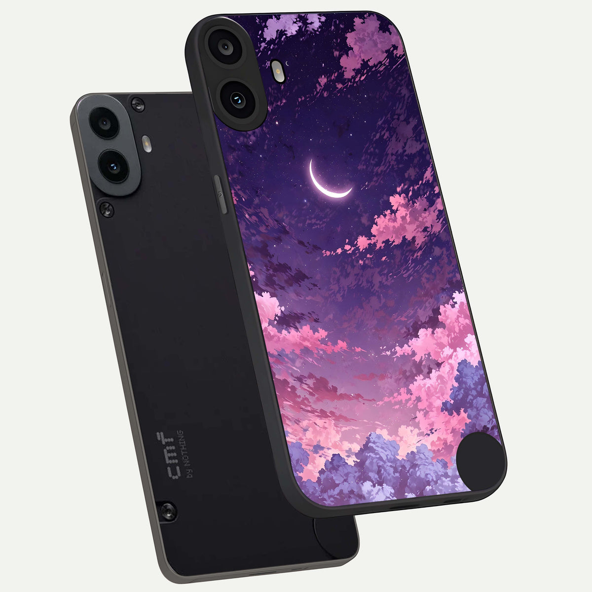  Sky Drift Clouds phone case For CMF Phone 1 showing premium glass back cover with detailed artwork