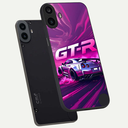 Speed Drift Legend phone case For CMF Phone 1 showing premium glass back cover with detailed artwork