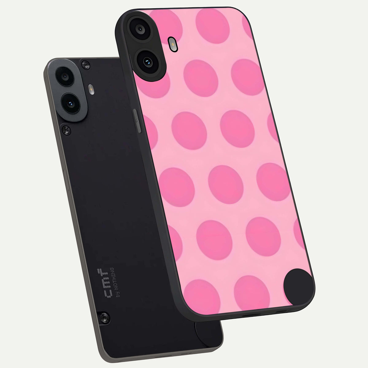  Sweet Dot Dreams phone case For CMF Phone 1 showing premium glass back cover with detailed artwork