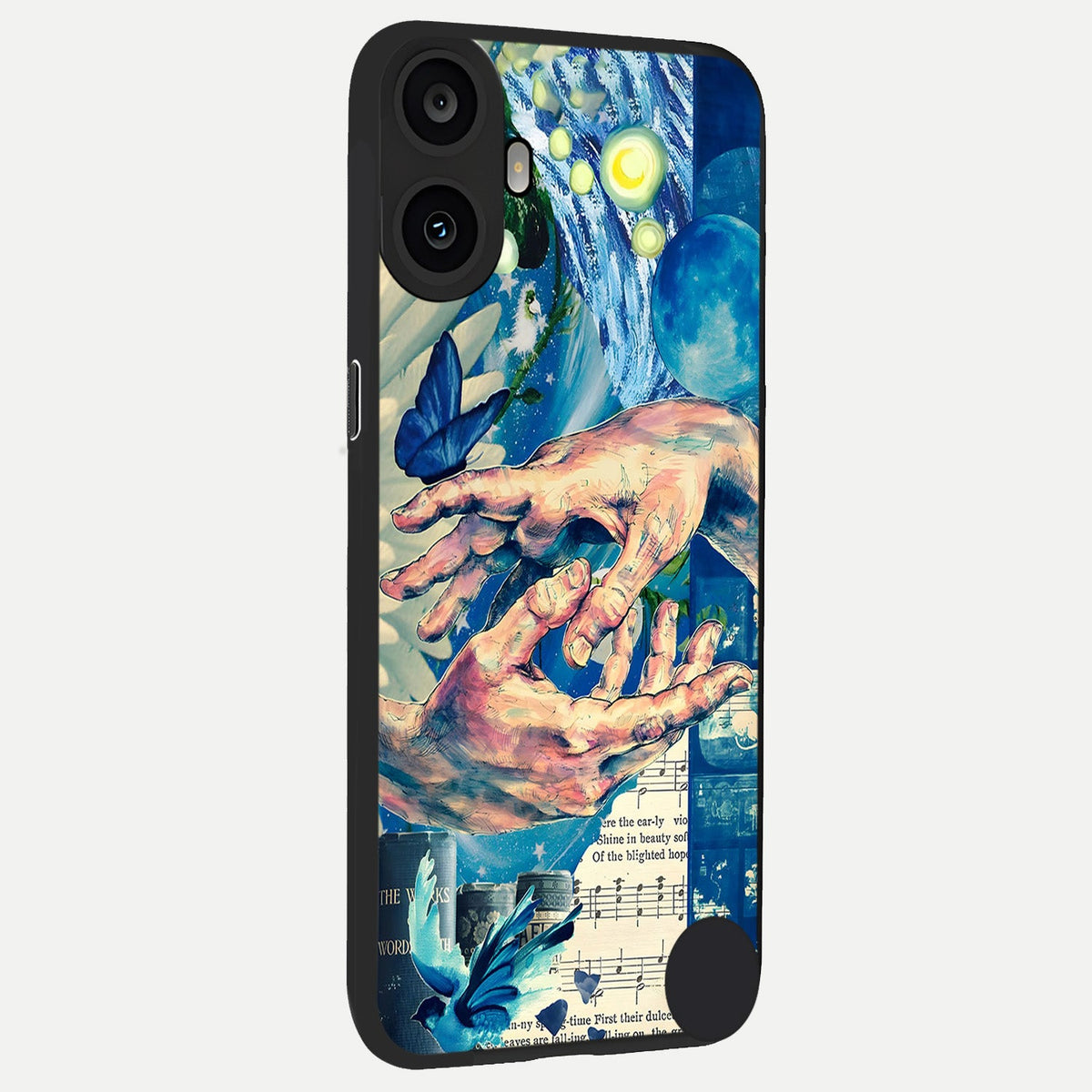  Aesthetic Divider back cover For CMF Phone 1 slim fit glass case with vibrant aesthetic design