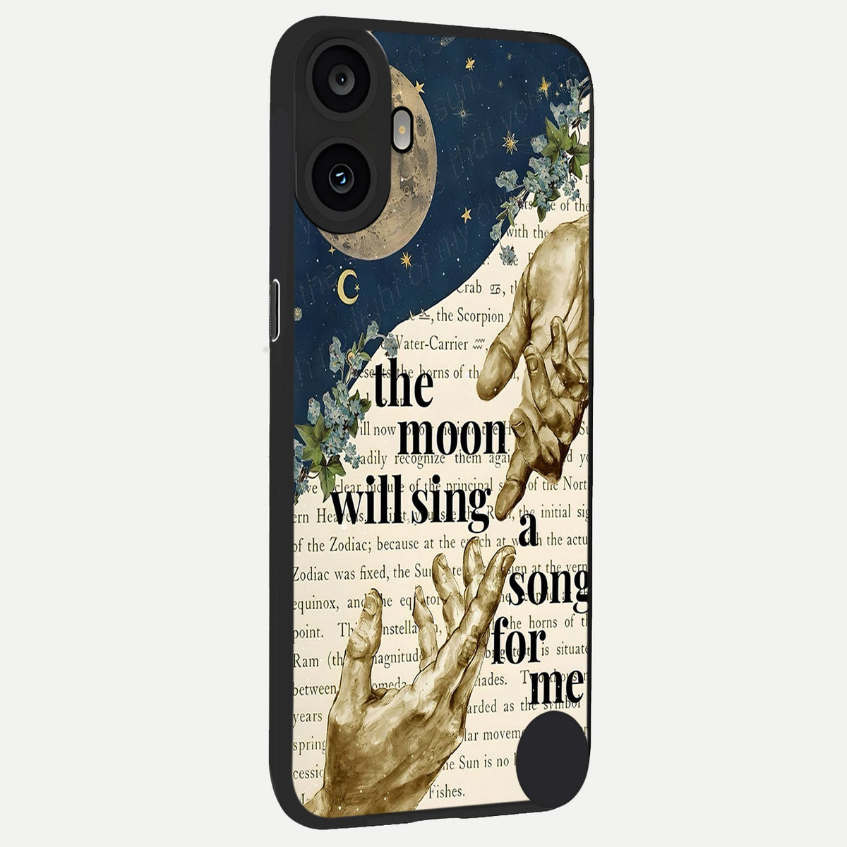  Aesthetic Divine back cover For CMF Phone 1 slim fit glass case with vibrant aesthetic design