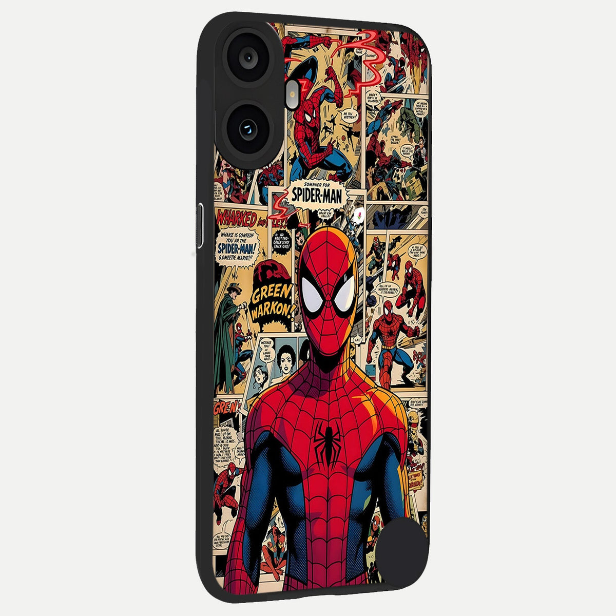  Aesthetic Spider back cover For CMF Phone 1 slim fit glass case with vibrant aesthetic design