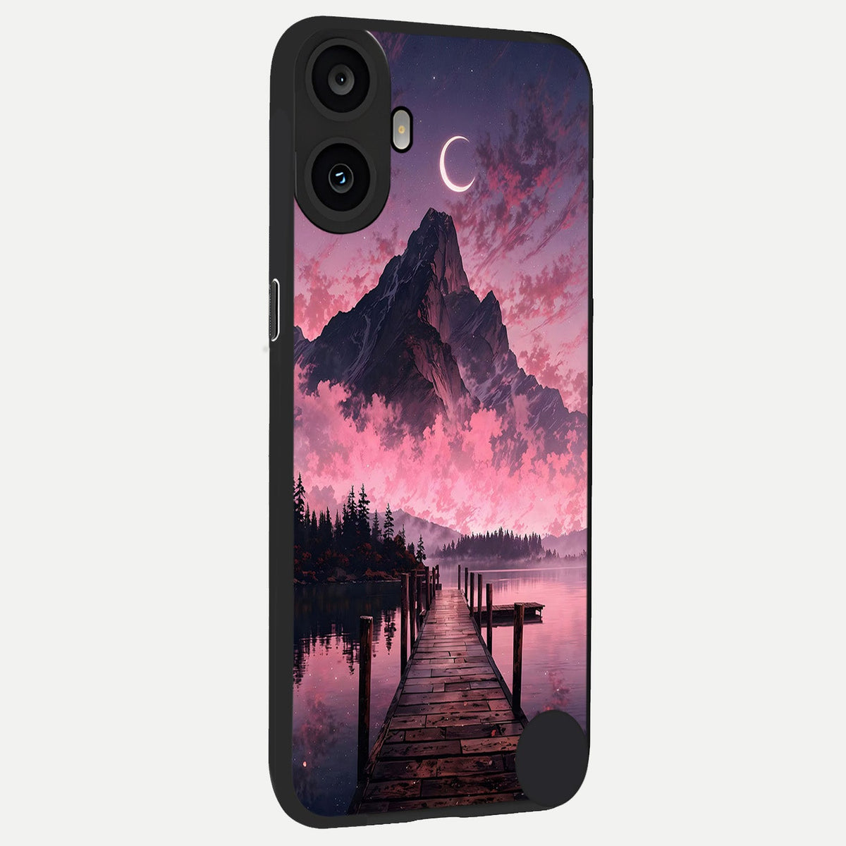  Beautiful Mountain View back cover For CMF Phone 1 slim fit glass case with vibrant aesthetic design