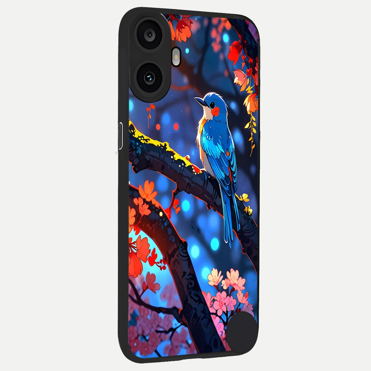  Blooming Water Drift back cover For CMF Phone 1 slim fit glass case with vibrant aesthetic design