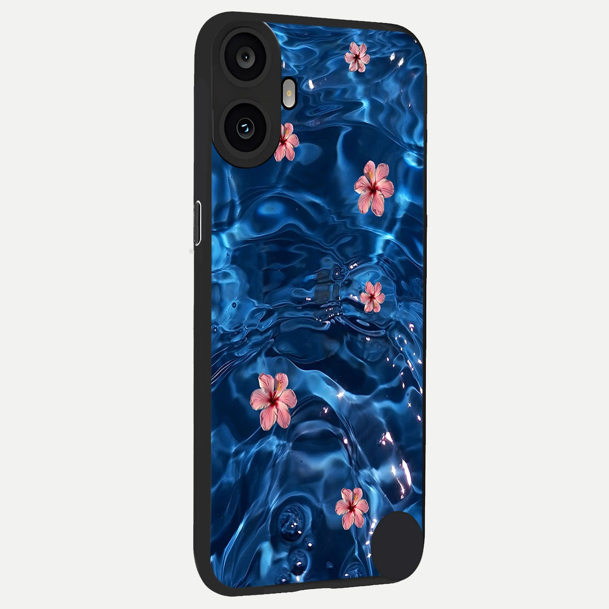  Bloom Thread Art back cover For CMF Phone 1 slim fit glass case with vibrant aesthetic design