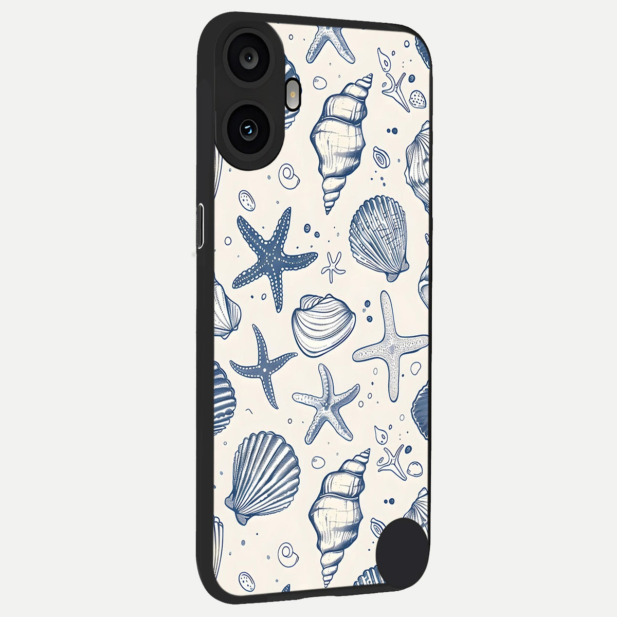  Blue Ocean Outline back cover For CMF Phone 1 slim fit glass case with vibrant aesthetic design