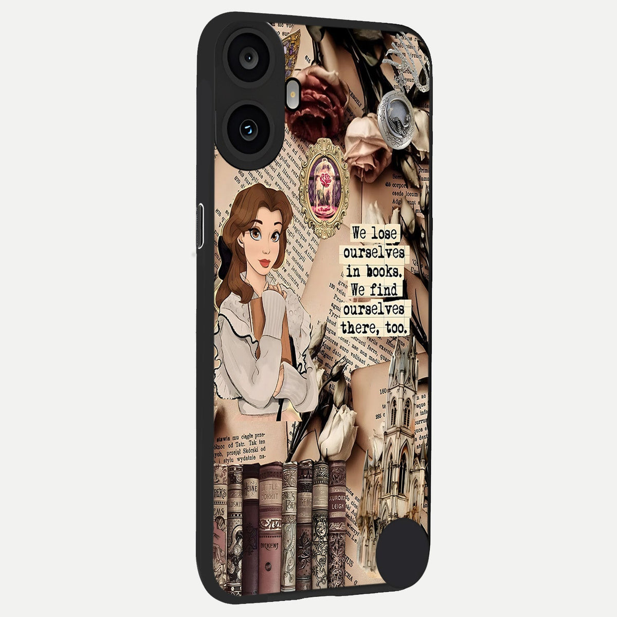  Bookish Dream World back cover For CMF Phone 1 slim fit glass case with vibrant aesthetic design