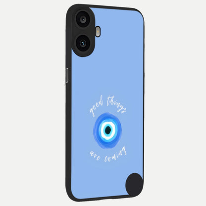  Bright Future Ahead back cover For CMF Phone 1 slim fit glass case with vibrant aesthetic design