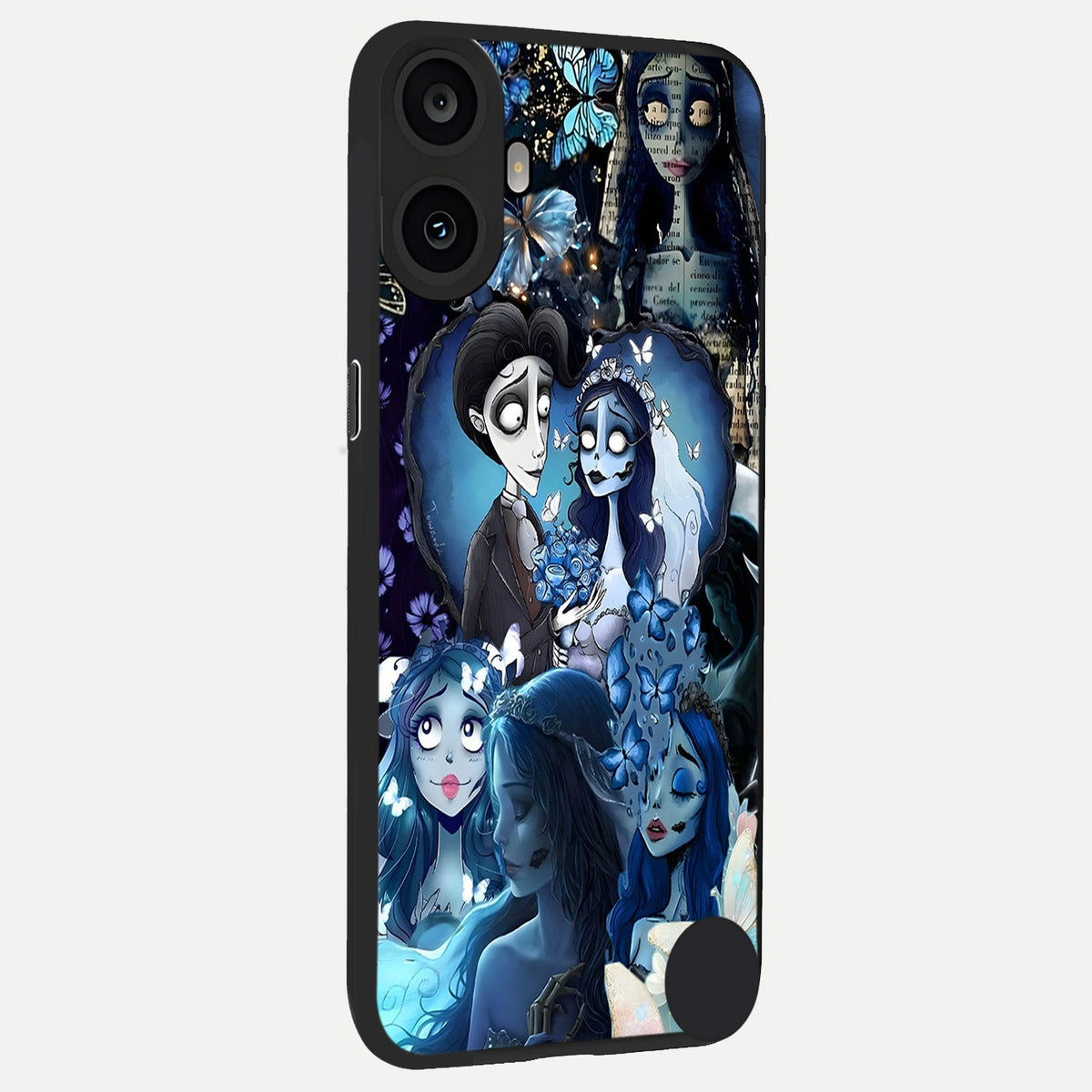  Butterfly Ghost Soul back cover For CMF Phone 1 slim fit glass case with vibrant aesthetic design