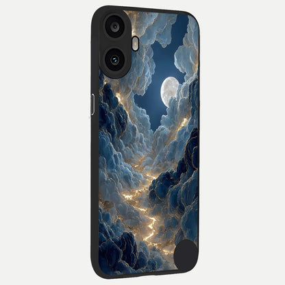  Celestial Cloud Road back cover For CMF Phone 1 slim fit glass case with vibrant aesthetic design
