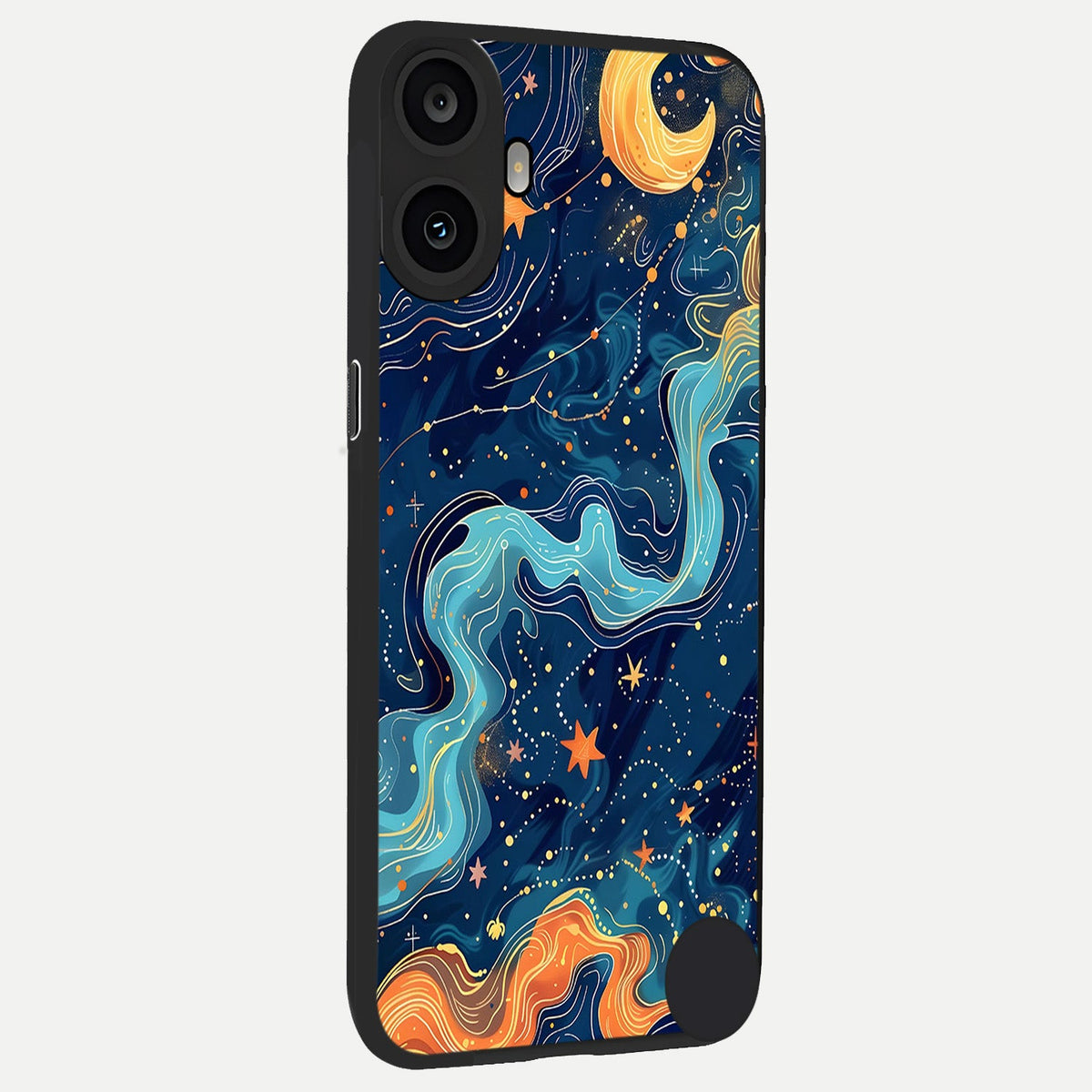  Celestial Dream Flow back cover For CMF Phone 1 slim fit glass case with vibrant aesthetic design