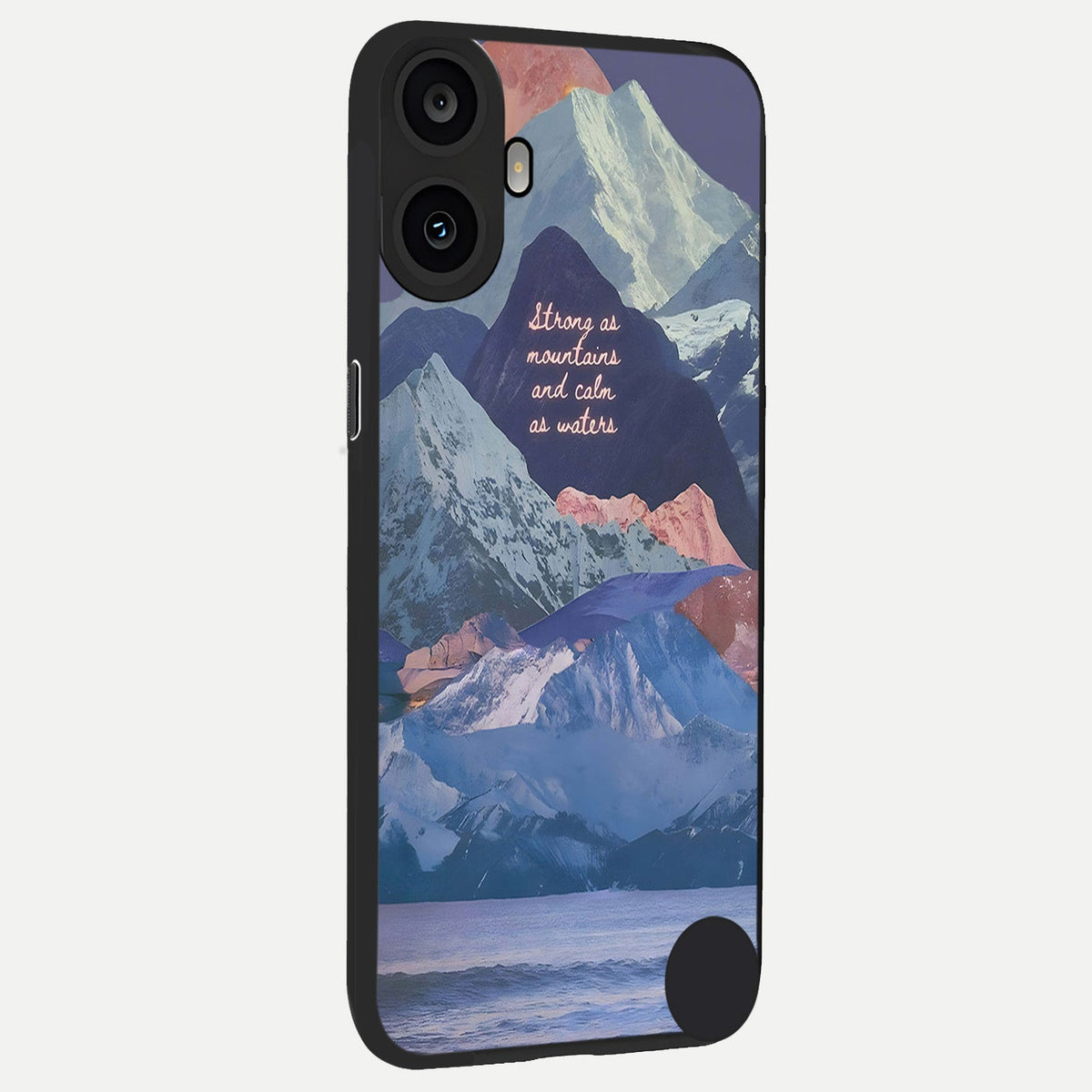  Celestial Mountain Calm back cover For CMF Phone 1 slim fit glass case with vibrant aesthetic design