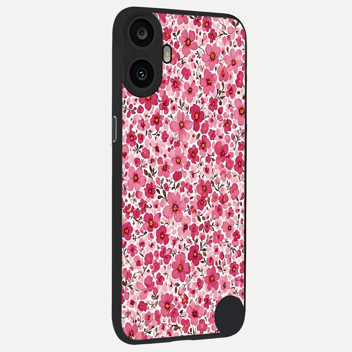  Cherry Blossom Charm back cover For CMF Phone 1 slim fit glass case with vibrant aesthetic design