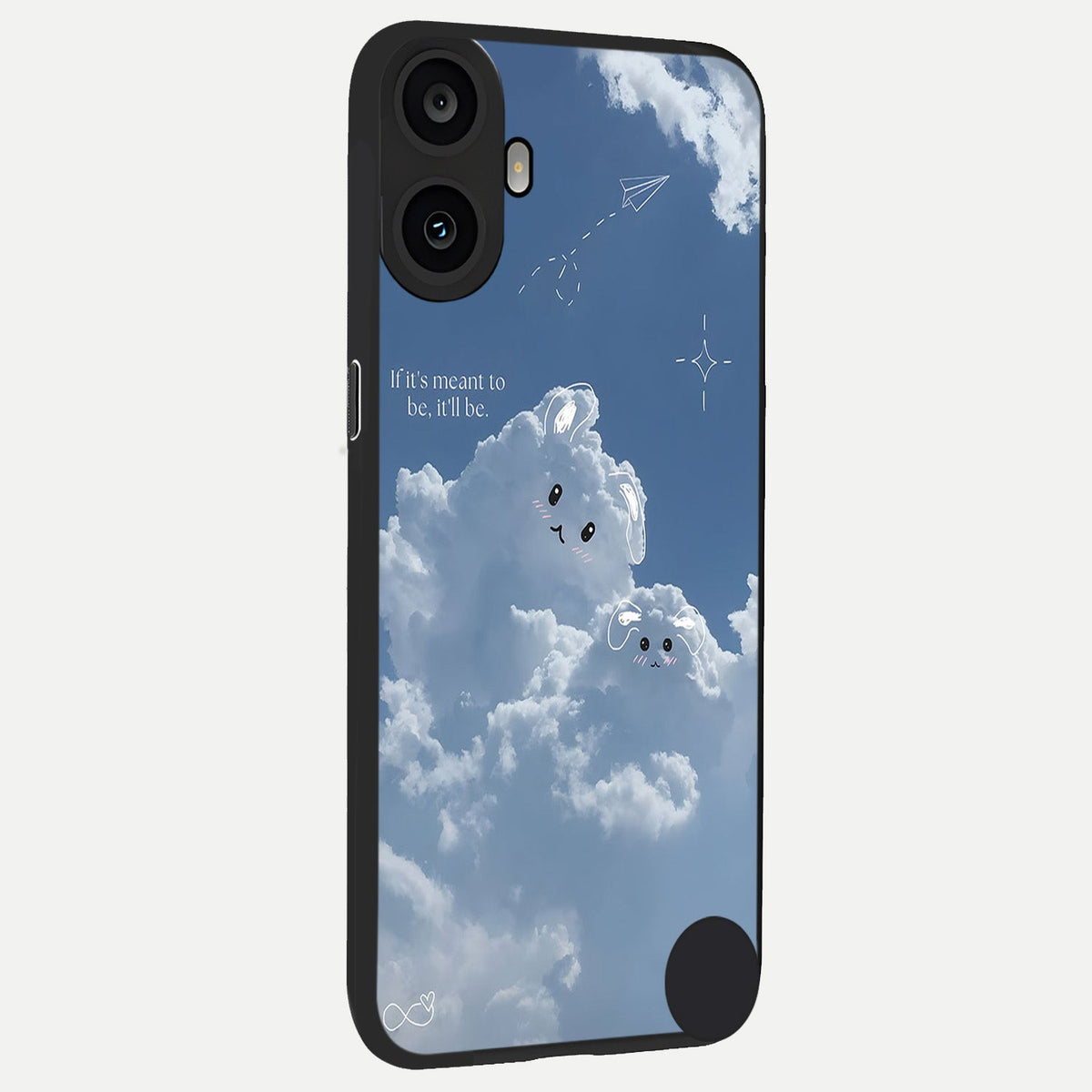  Cloud Bunny Dreams back cover For CMF Phone 1 slim fit glass case with vibrant aesthetic design