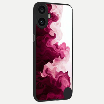 Crimson Wave Flow back cover For CMF Phone 1 slim fit glass case with vibrant aesthetic design
