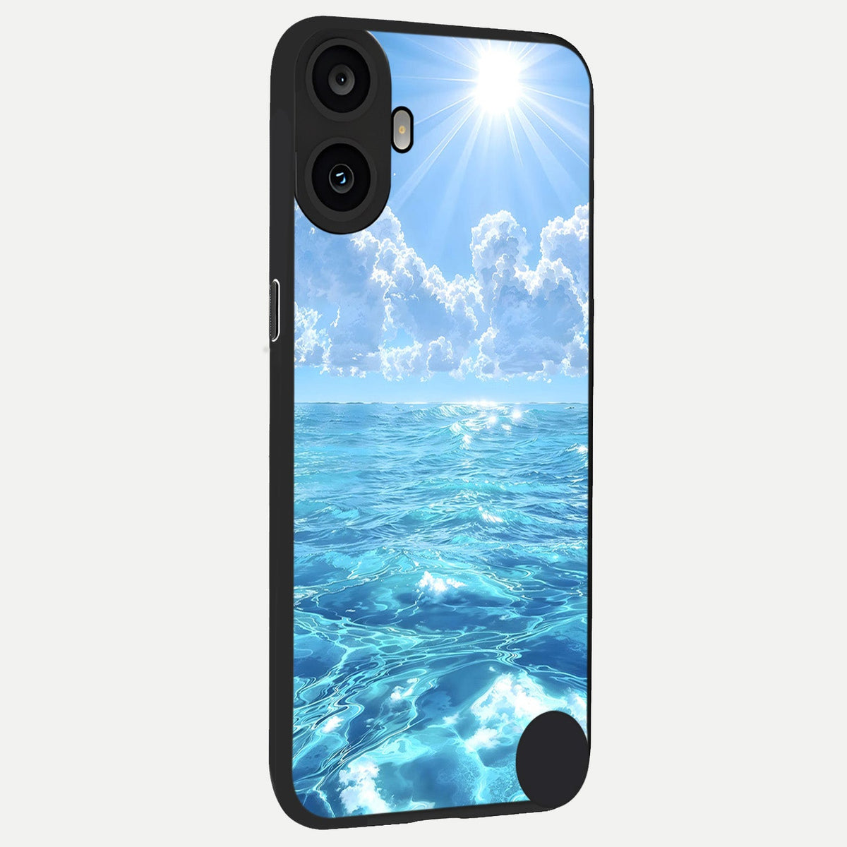  Endless Ocean Horizon back cover For CMF Phone 1 slim fit glass case with vibrant aesthetic design