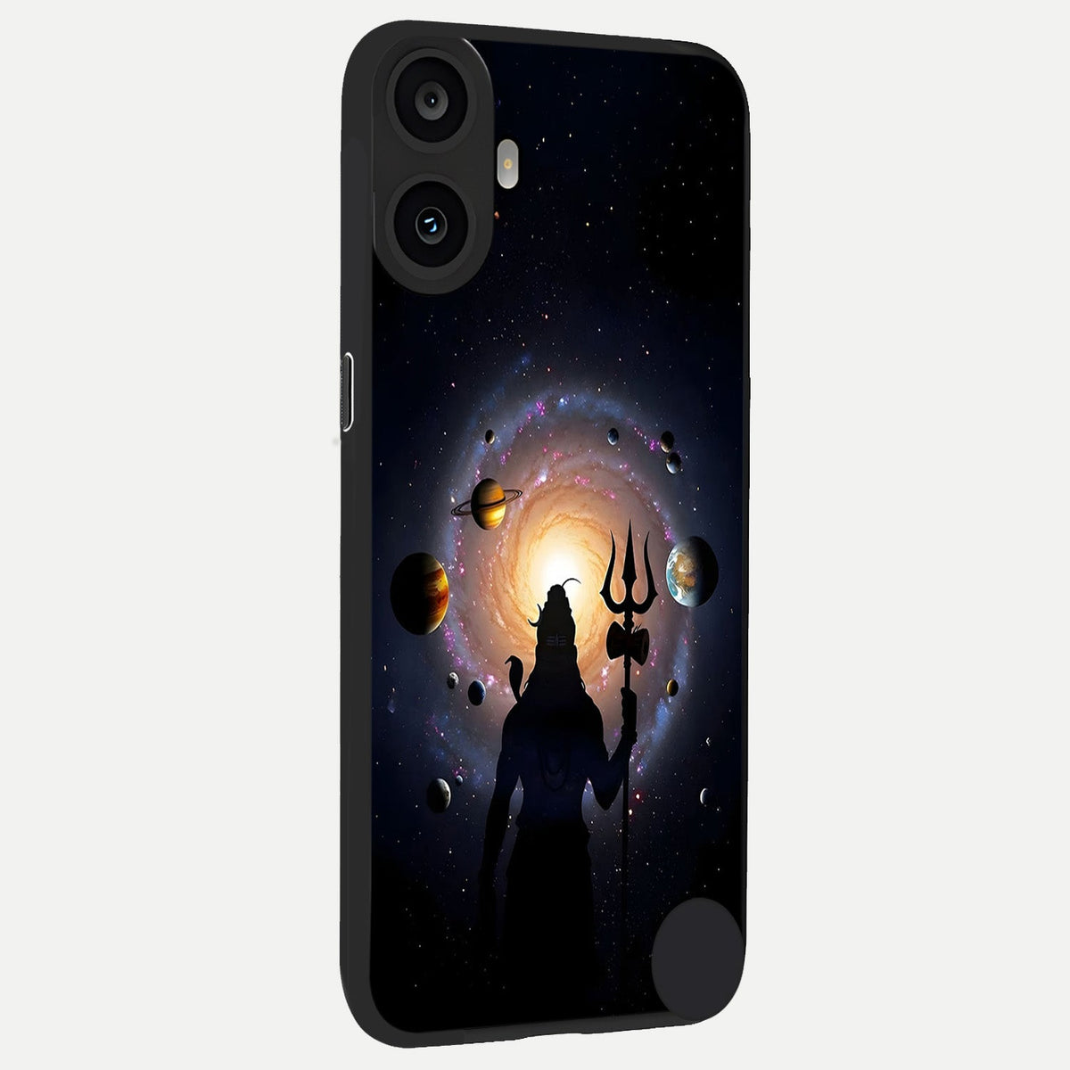  Galactic Shiva Vision back cover For CMF Phone 1 slim fit glass case with vibrant aesthetic design