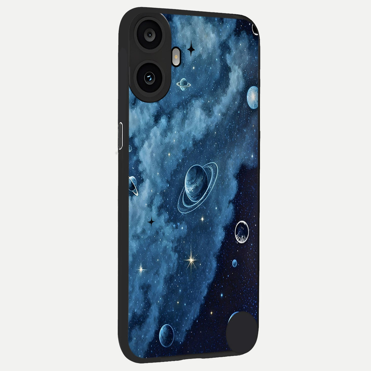  Galaxy Dream Space back cover For CMF Phone 1 slim fit glass case with vibrant aesthetic design