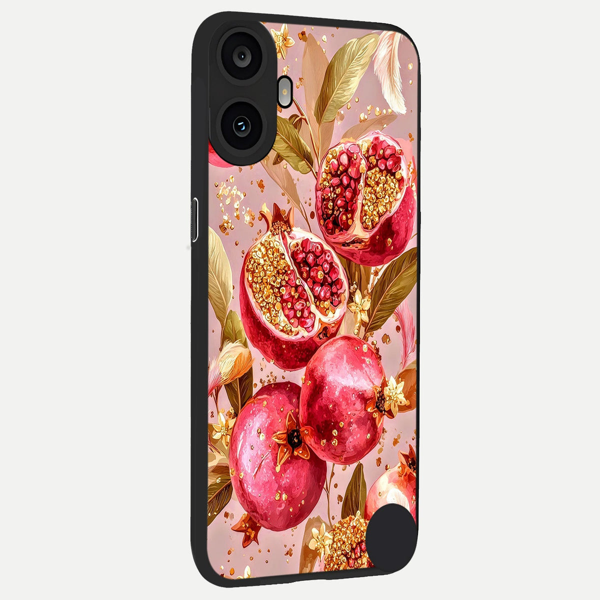  Golden Bloom Glow back cover For CMF Phone 1 slim fit glass case with vibrant aesthetic design