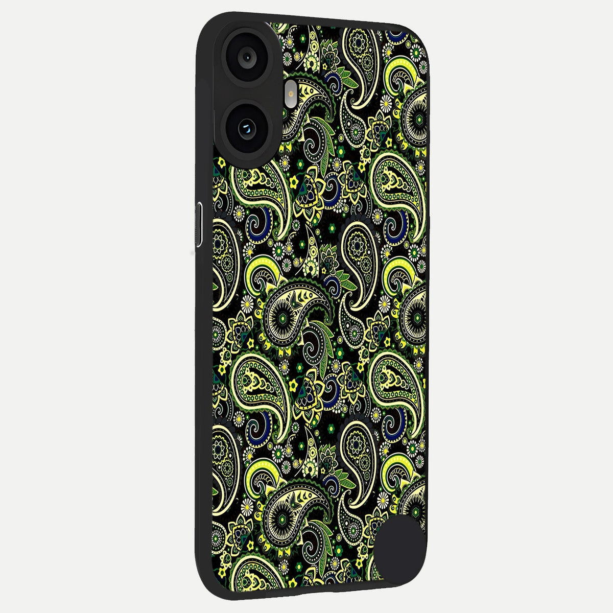  Green Lemon back cover For CMF Phone 1 slim fit glass case with vibrant aesthetic design