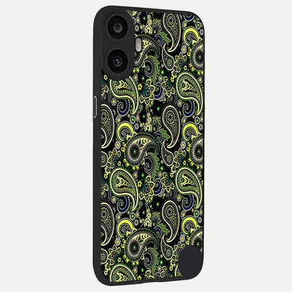  Green Lemon back cover For CMF Phone 1 slim fit glass case with vibrant aesthetic design