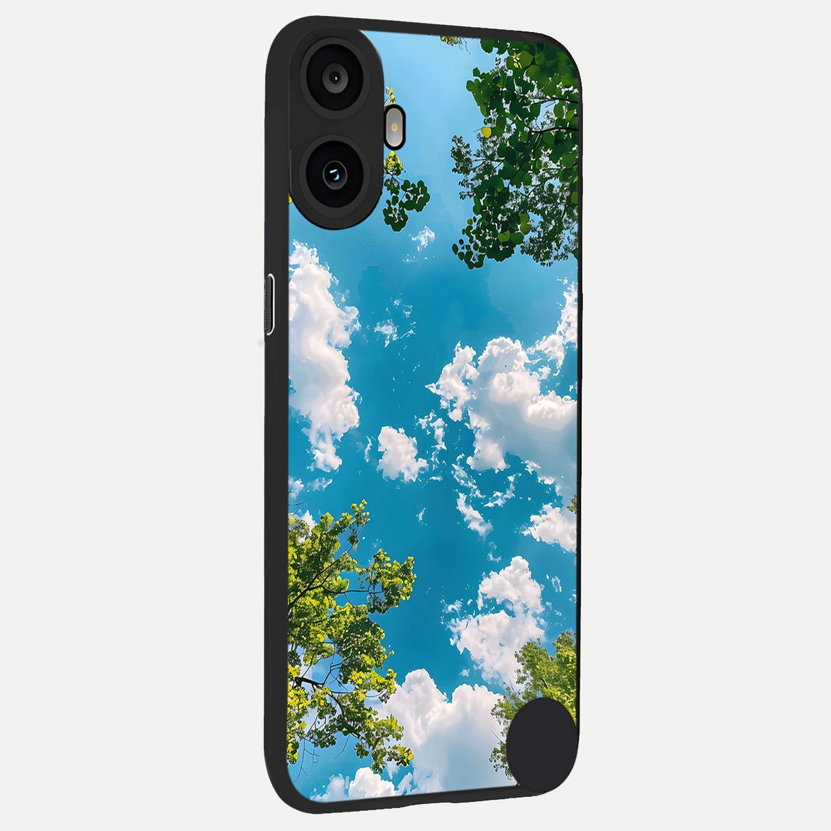  Green Moon Energy back cover For CMF Phone 1 slim fit glass case with vibrant aesthetic design