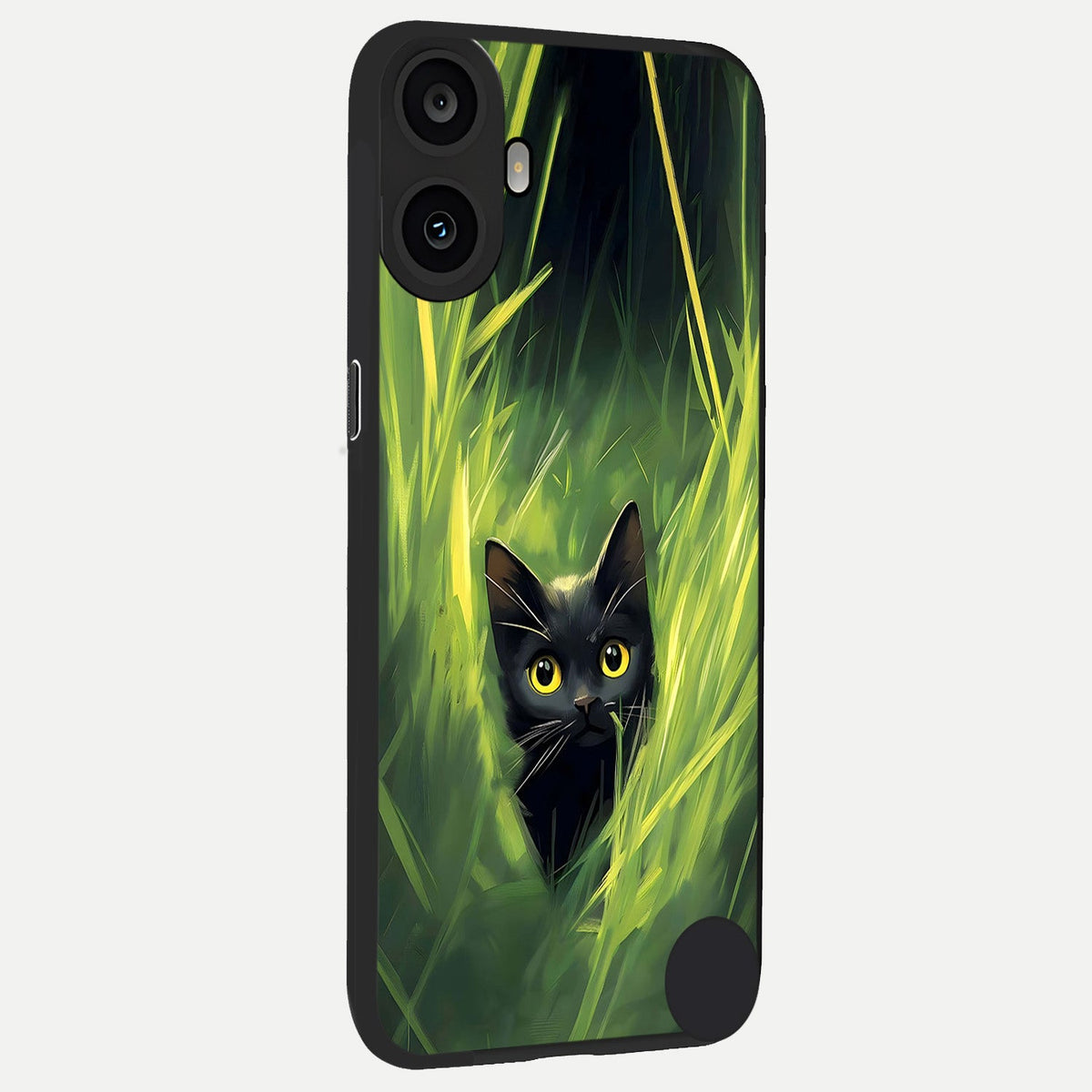  Hidden Cat Whisper back cover For CMF Phone 1 slim fit glass case with vibrant aesthetic design