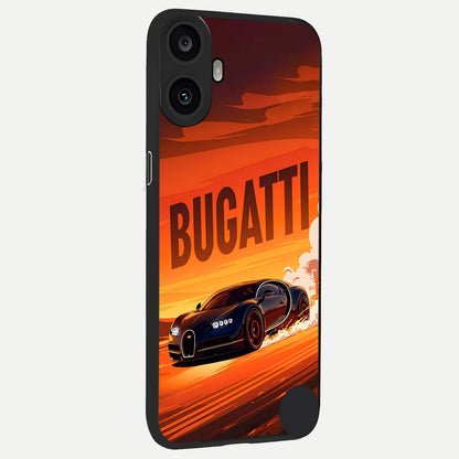 Inferno Bugatti Storm back cover For CMF Phone 1 slim fit glass case with vibrant aesthetic design