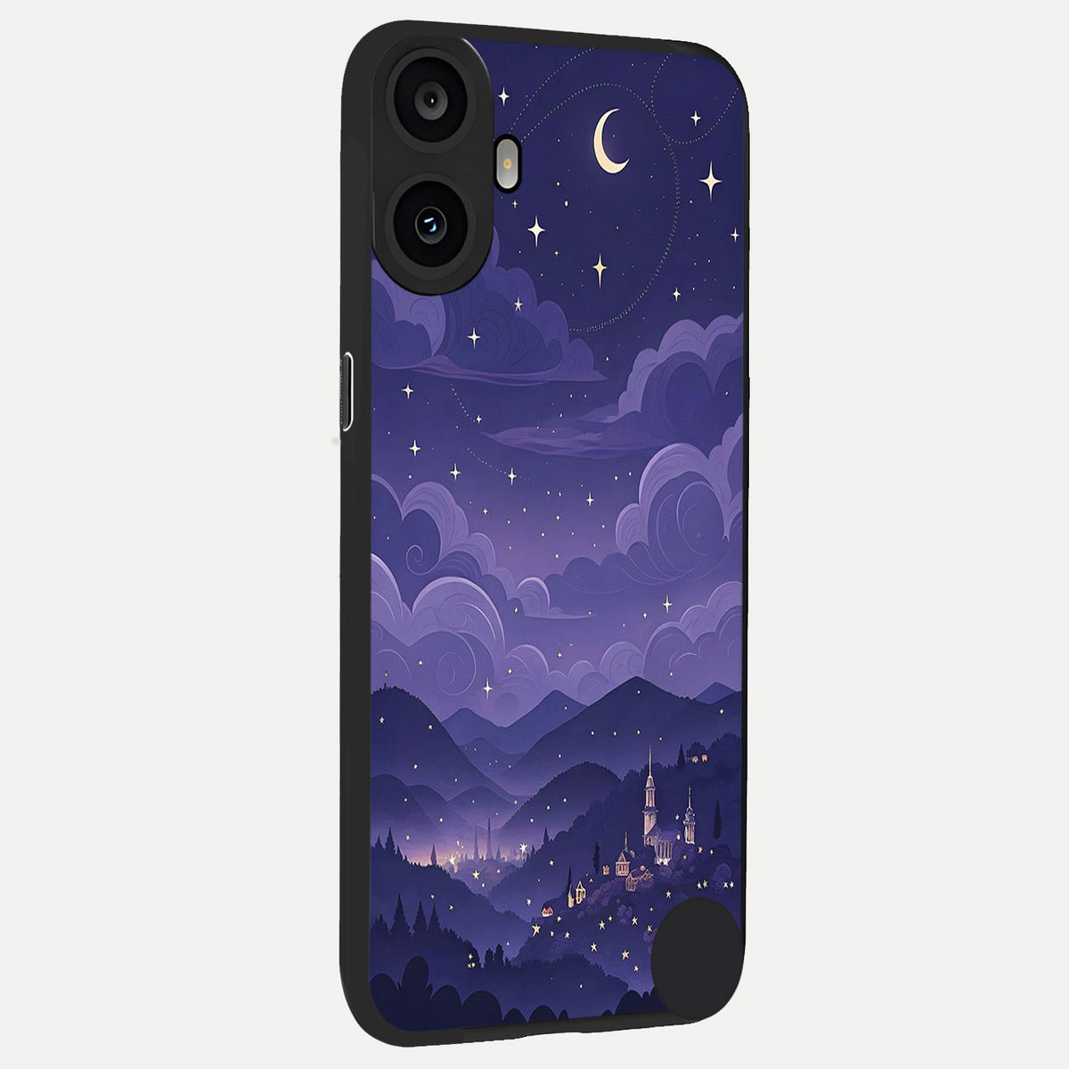  Minimal Night View back cover For CMF Phone 1 slim fit glass case with vibrant aesthetic design