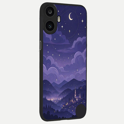  Minimal Night View back cover For CMF Phone 1 slim fit glass case with vibrant aesthetic design