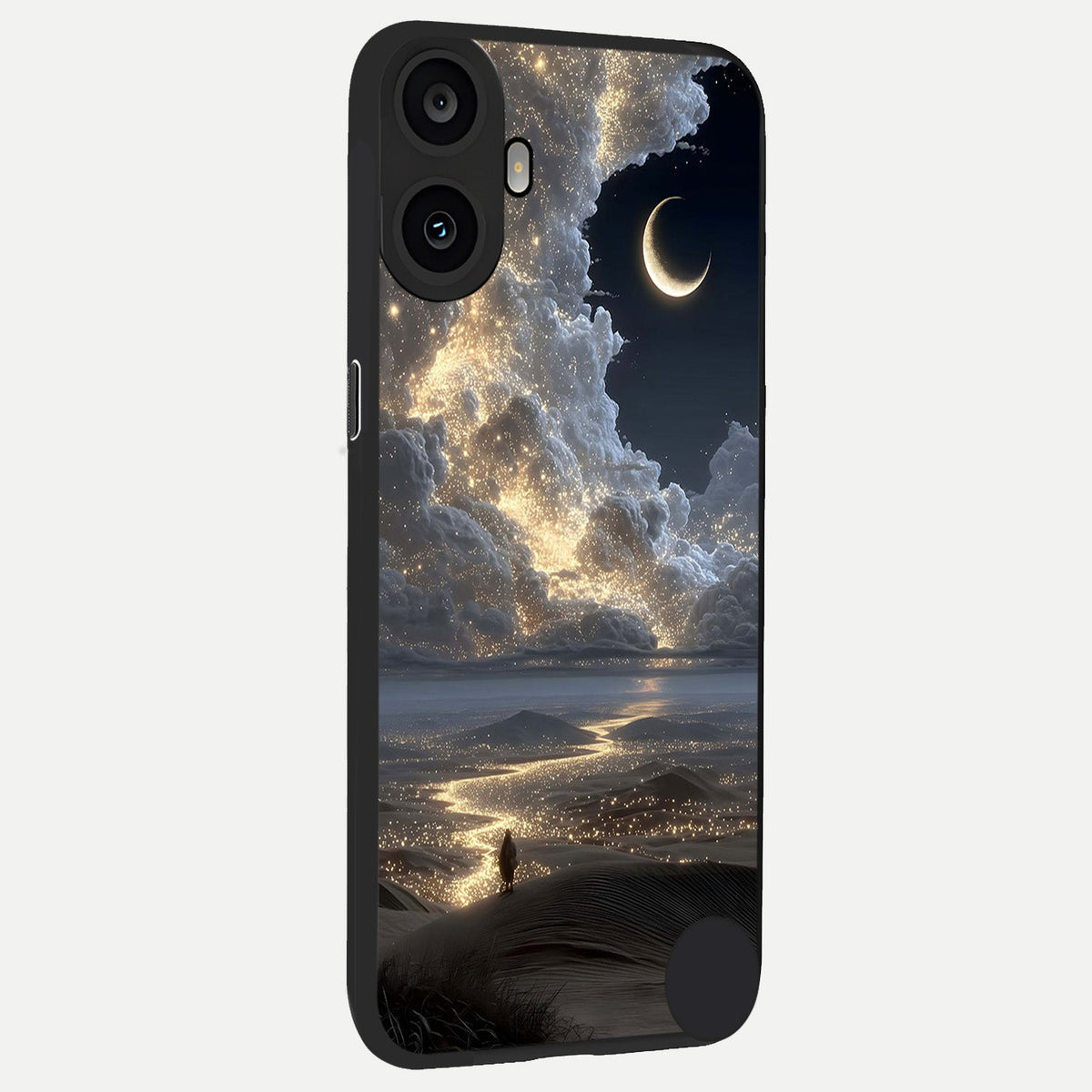  Moonlight Spark Path back cover For CMF Phone 1 slim fit glass case with vibrant aesthetic design