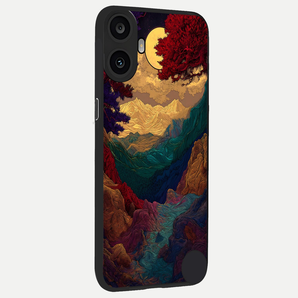  Mystic Valley Light back cover For CMF Phone 1 slim fit glass case with vibrant aesthetic design