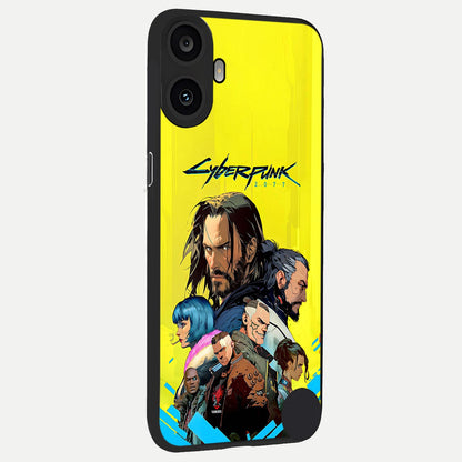  Neon Rebel Genesis back cover For CMF Phone 1 slim fit glass case with vibrant aesthetic design