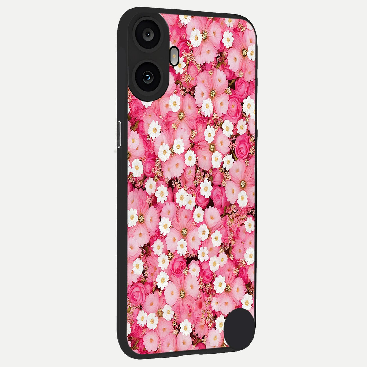 Pink Daisy Bliss back cover For CMF Phone 1 slim fit glass case with vibrant aesthetic design