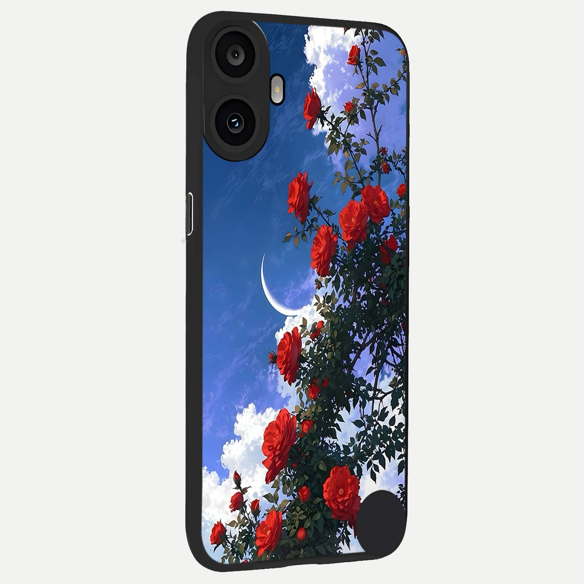  Rose Drift Flowers back cover For CMF Phone 1 slim fit glass case with vibrant aesthetic design