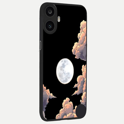  Shade Cloud Moon back cover For CMF Phone 1 slim fit glass case with vibrant aesthetic design