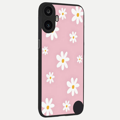  Soft Daisy Bliss back cover For CMF Phone 1 slim fit glass case with vibrant aesthetic design