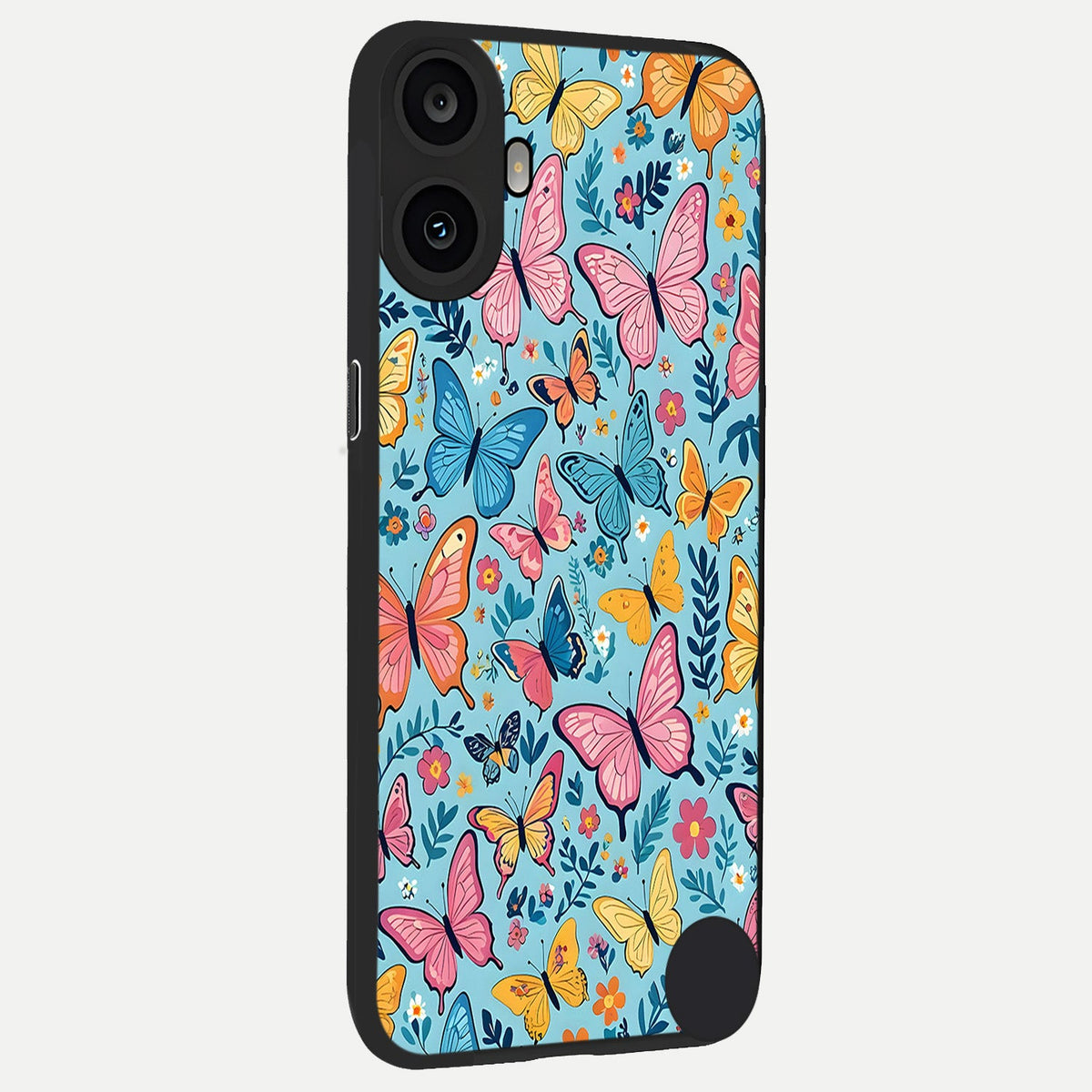  Spring Wing Garden back cover For CMF Phone 1 slim fit glass case with vibrant aesthetic design