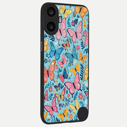  Spring Wing Garden back cover For CMF Phone 1 slim fit glass case with vibrant aesthetic design